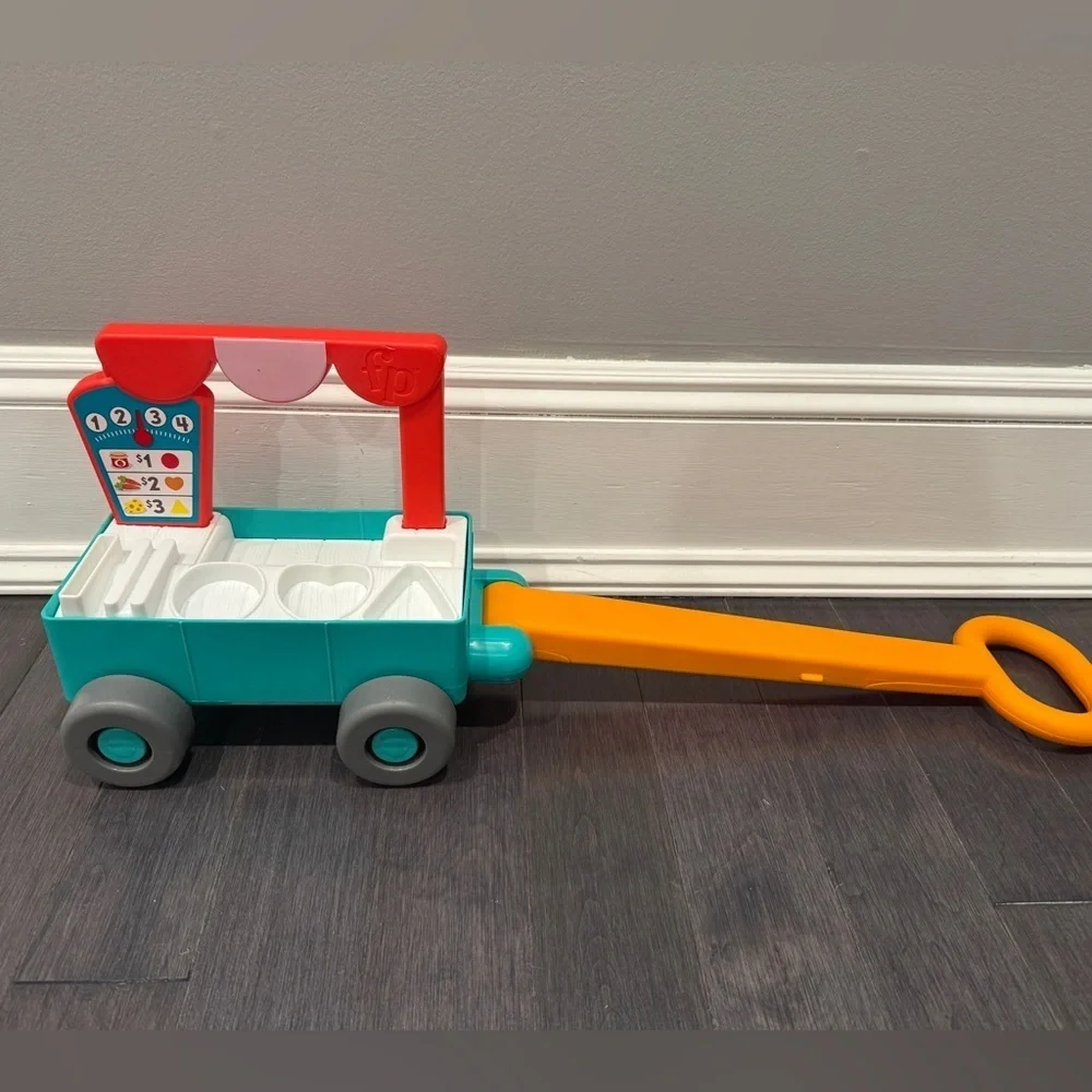 Fisher-Price Laugh & Learn Famers Market Pull-Along Toy Toddler Baby - No Pieces